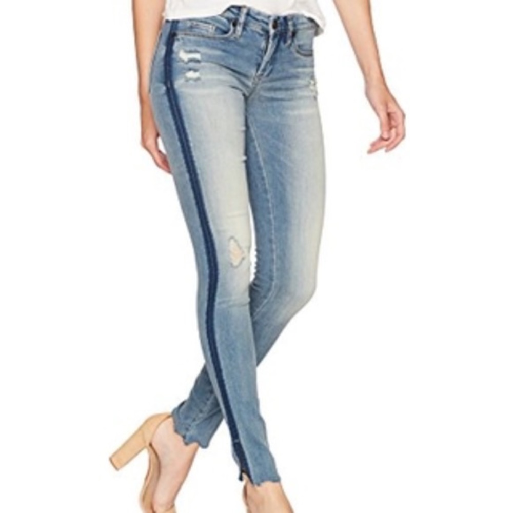 Blank NYC Side Striped Skinny Jeans